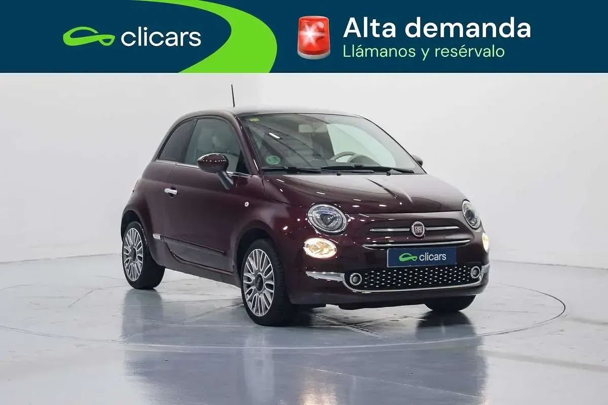 Usado Fiat 500 Lounge 69 CV (50 kW) 2017 Rojo Utilitario