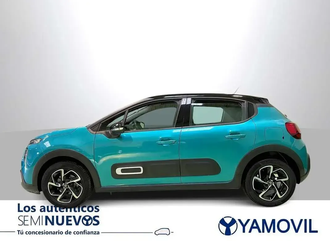 Usado Citroën C3 Feel 82 CV (60 kW) 2020 Azul Utilitario