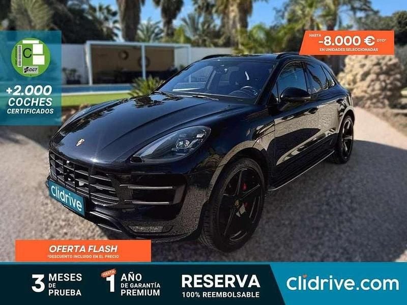 Negro Usado 2016 Porsche Macan Turbo SUV | 35.390 € - Imagen 1/3