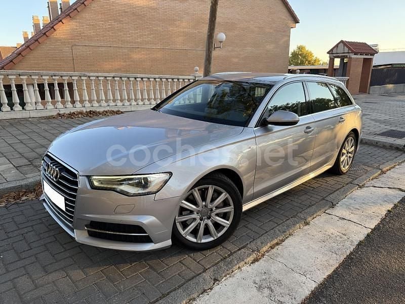 Gris / plata Usado 2015 Audi A6 S-Line Familiar | 19.500 € (Buen precio) - Imagen 1/4