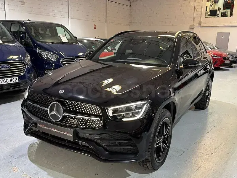Usado Mercedes GLC300e 306 CV (225 kW) 2021 Negro SUV