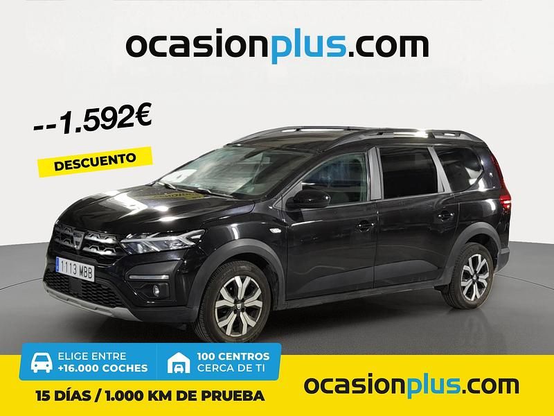 Negro Usado 2022 Dacia Jogger Expression Monovolumen | 15.490 € (Precio justo) - Imagen 1/4
