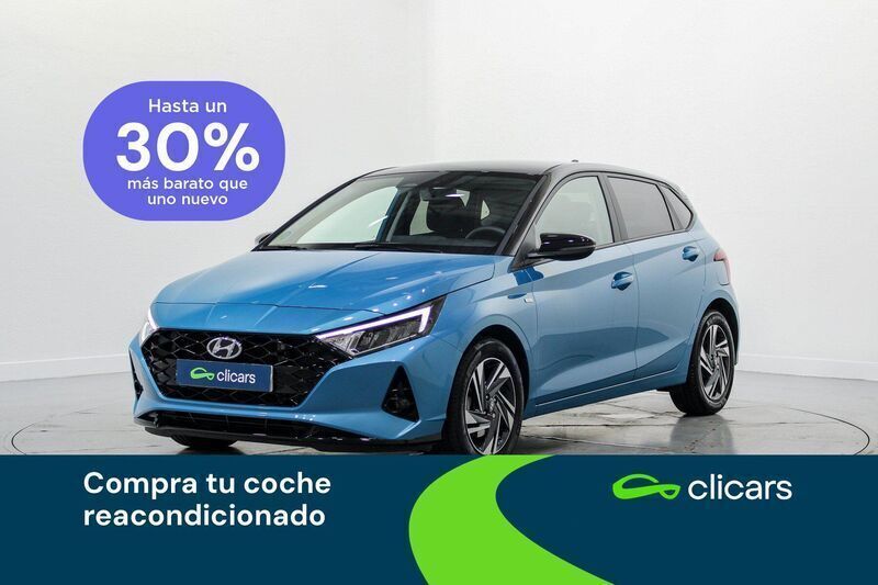 Azul Usado 2022 Hyundai i20 | 19.990 € (Un poco caro) - Imagen 1/4