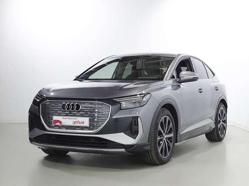 Usado Audi Q4 Sportback e-tron S-Line 219 kW (299 CV) 2023 Gris SUV