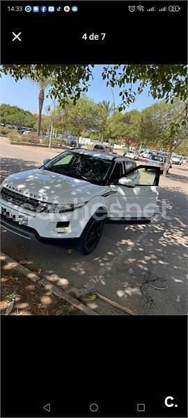 Usado Land Rover Range Rover evoque Prestige 190 CV (139 kW) 2012 Blanco SUV