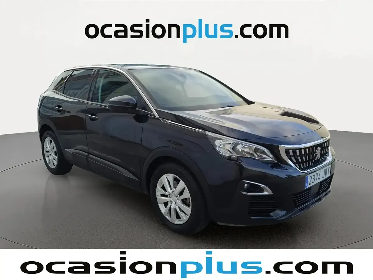 Usado Peugeot 3008 Active 120 CV (88 kW) 2017 Negro SUV