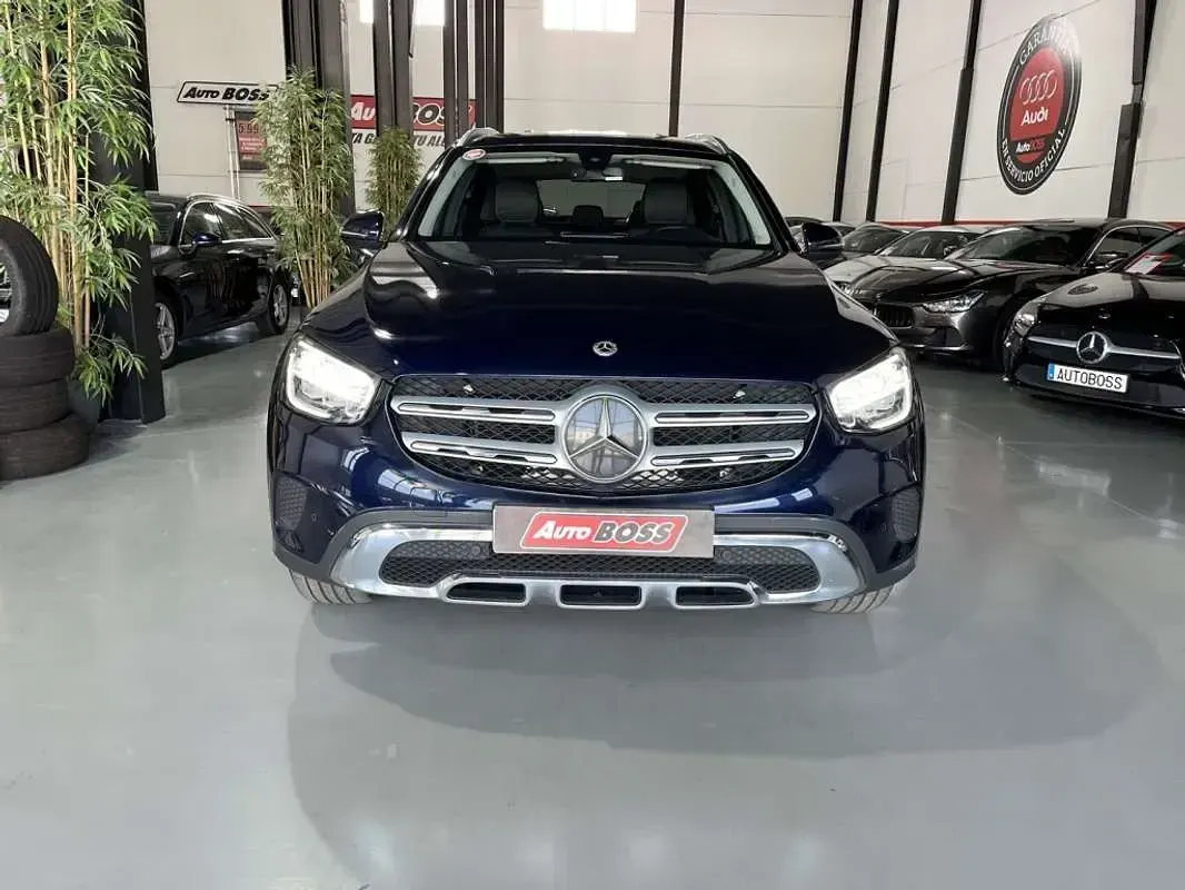 Usado Mercedes GLC300e 306 CV (225 kW) 2022 Azul SUV