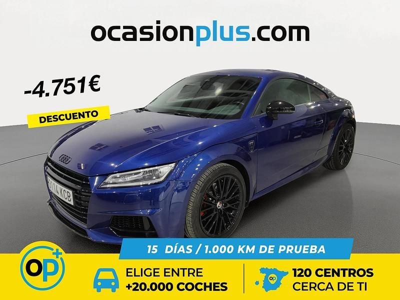 Usado Audi TTS S-Line 230 CV (169 kW) 2017 Azul Coupe