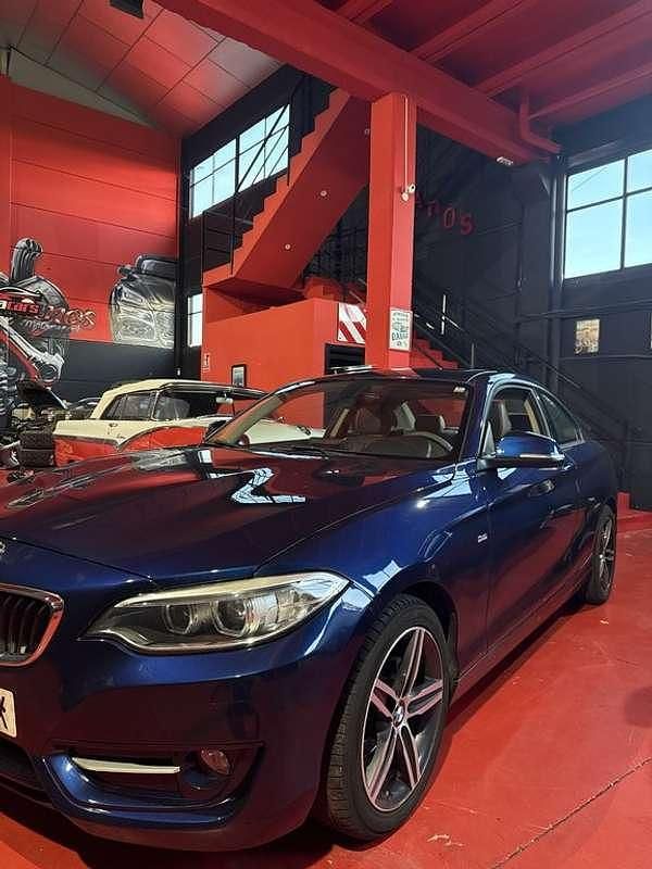 Usado BMW 218 150 CV (110 kW) 2016 Azul Coupe