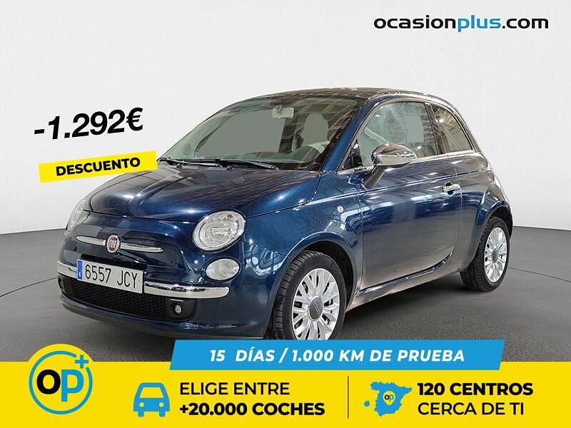 Azul Usado 2015 Fiat 500 Lounge Utilitario | 9908 € (Caro) - Imagen 1/4
