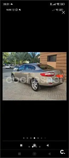 Usado Renault Fluence Expression 105 CV (77 kW) 2010 Beige Berlina