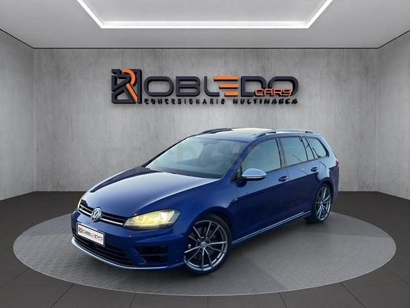 Usado VW Golf VII R 300 CV (220 kW) 2016 Azul Familiar