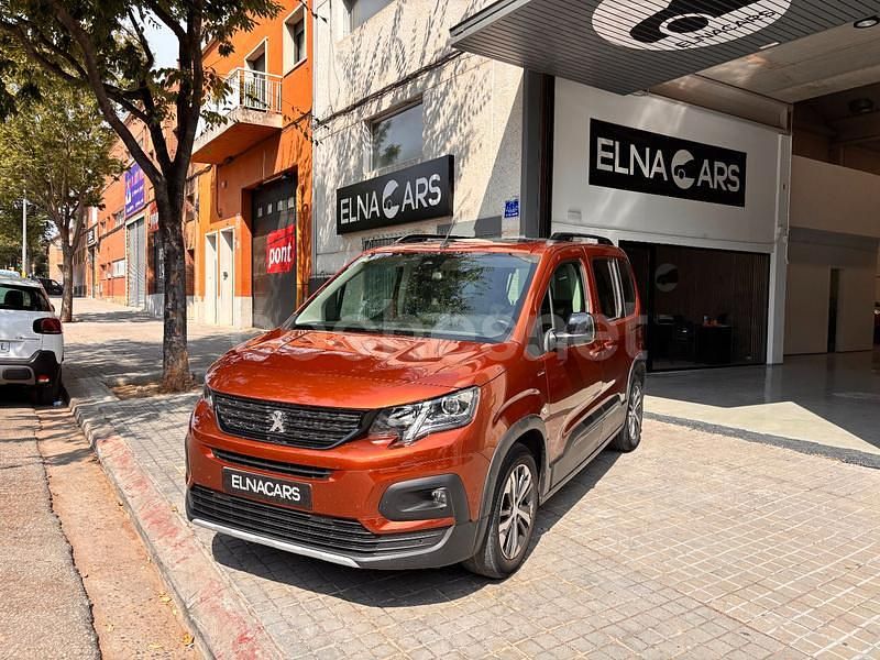 Marrón Usado 2019 Peugeot Rifter GT-line Monovolumen | 18.900 € (Precio justo) - Imagen 1/4