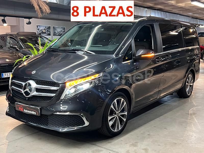 Negro Usado 2021 Mercedes V250 Avantgarde Monovolumen | 46.990 € (Precio justo) - Imagen 1/4