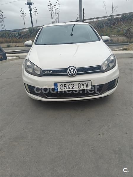 Usado VW Golf VI GTD 170 CV (125 kW) 2010 Blanco Utilitario