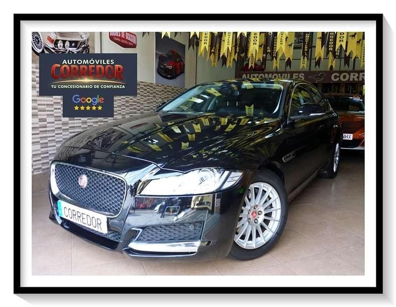 Negro Usado 2017 Jaguar XF Prestige Berlina | 10.900 € (Precio justo) - Imagen 1/4