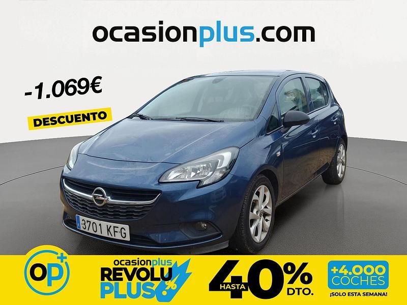 Usado Opel Corsa Selective 90 CV (66 kW) 2017 Azul Utilitario