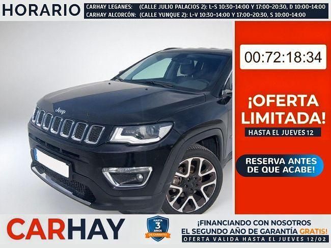 Negro Usado 2021 Jeep Compass Limited SUV | 17.890 € (Precio justo) - Imagen 1/4