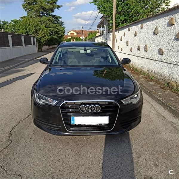 Usado Audi A6 190 CV (139 kW) 2014 Negro Familiar