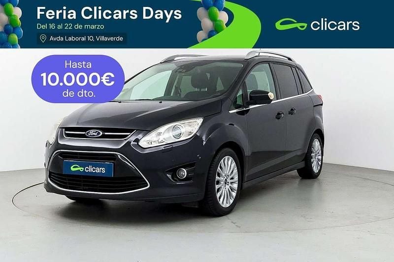 Usado Ford Grand C-Max Titanium 125 CV (91 kW) 2014 Negro Monovolumen