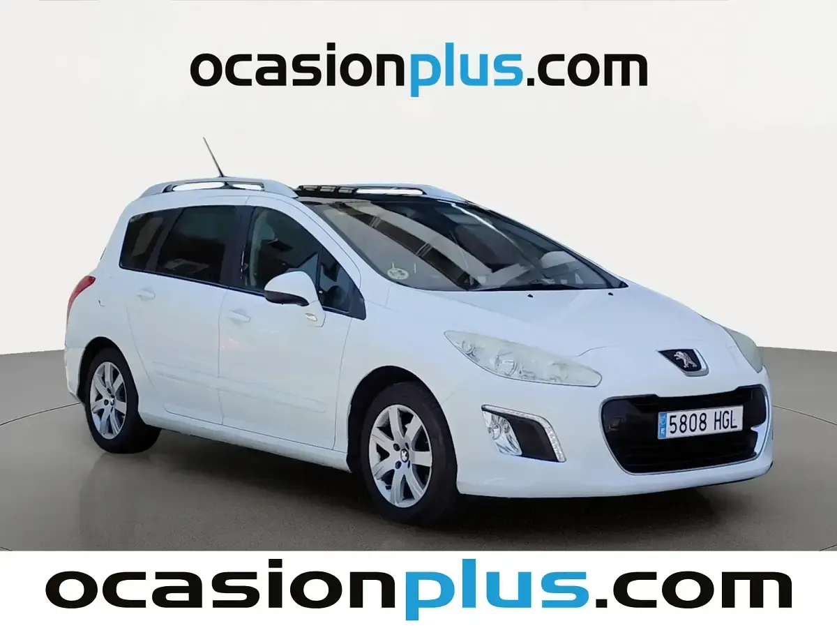 Usado Peugeot 308 Active 92 CV (67 kW) 2011 Blanco Familiar