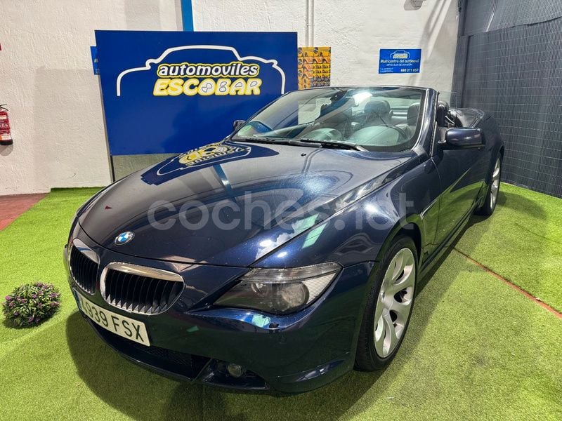 Azul Usado 2007 BMW 630 Cabriolet Descapotable | 13.800 € - Imagen 1/4