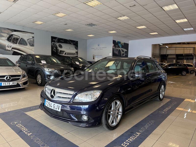 Azul Usado 2008 Mercedes C220 Avantgarde Familiar | 11.900 € (Caro) - Imagen 1/4