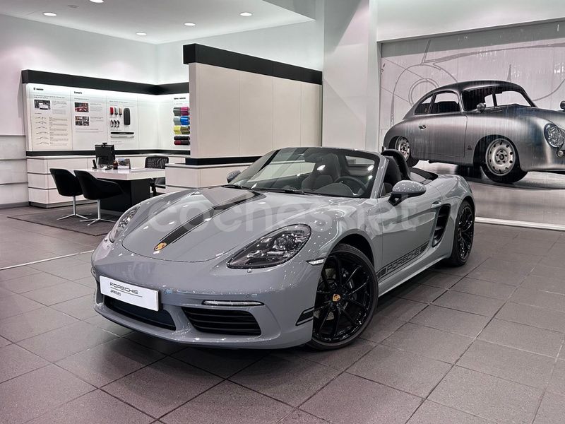 Gris / plata Usado 2024 Porsche 718 Boxster Edition Descapotable | 79.000 € (Precio justo) - Imagen 1/4