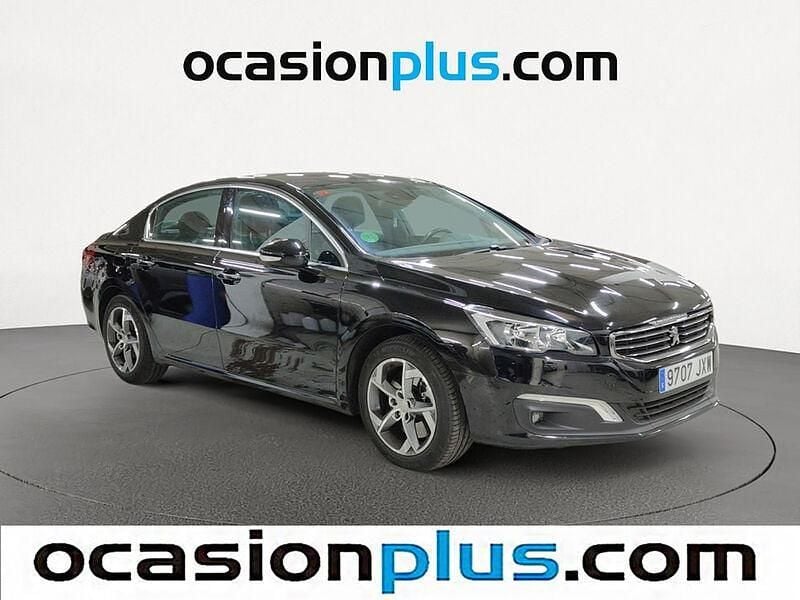 Usado Peugeot 508 Allure 181 CV (133 kW) 2017 Negro Berlina