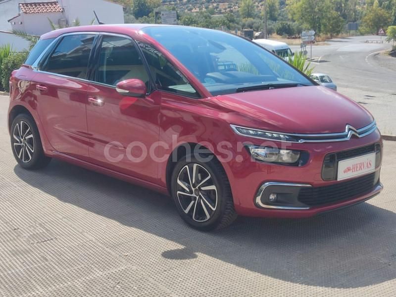 Usado Citroën C4 Picasso Feel 120 CV (88 kW) 2018 Granate Monovolumen