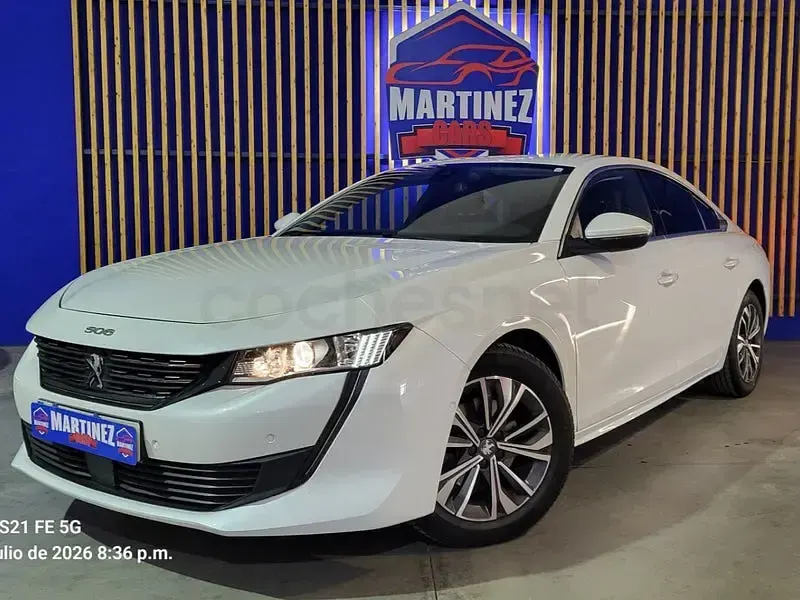 Usado Peugeot 508 Allure 130 CV (95 kW) 2021 Blanco Berlina