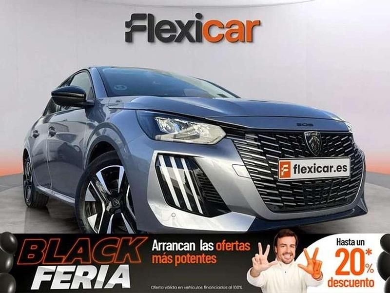 Gris Usado 2024 Peugeot 208 Allure Utilitario | 15.290 € (Precio justo) - Imagen 1/4
