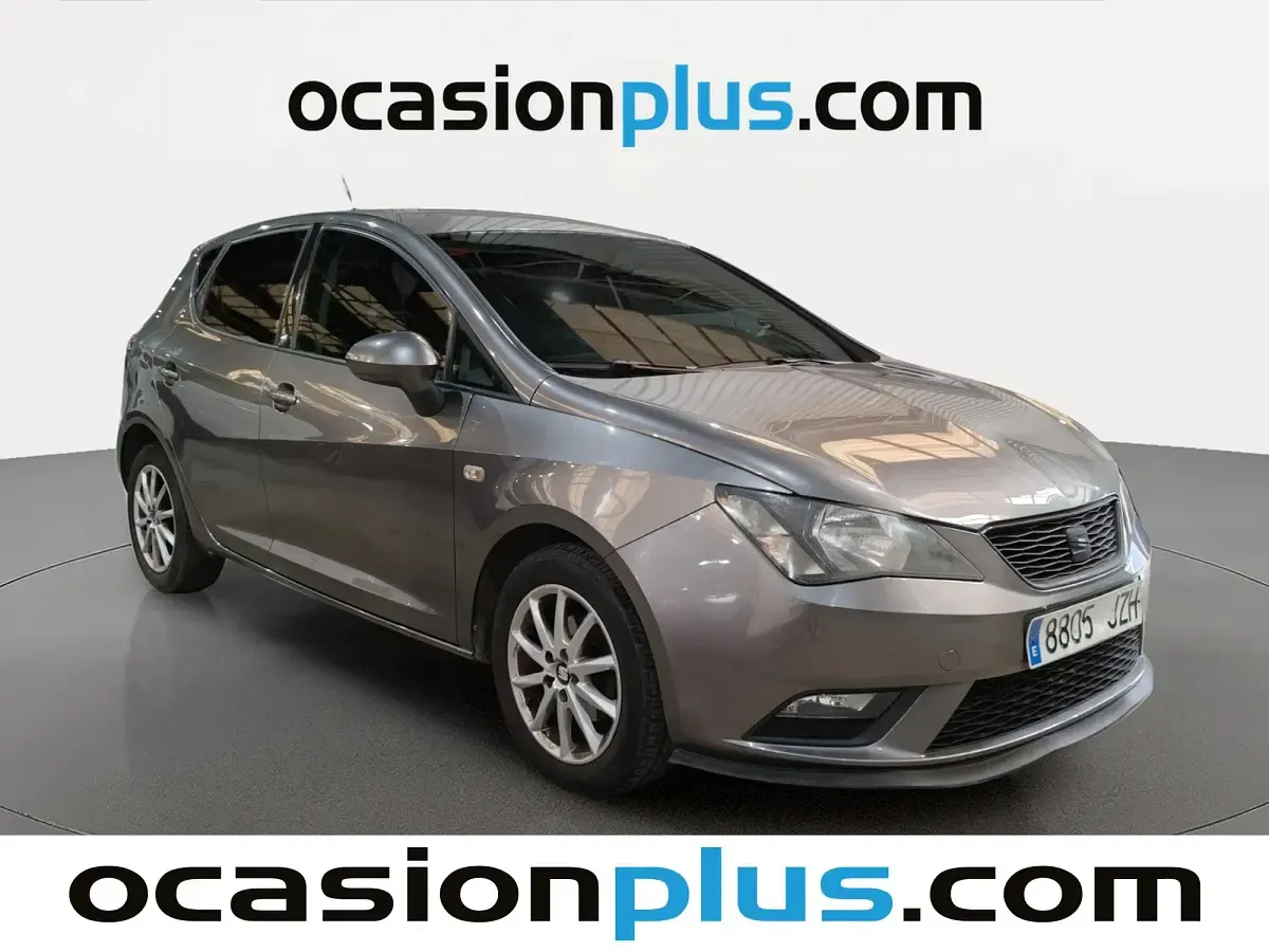 Usado Seat Ibiza Style 90 CV (66 kW) 2017 Gris Utilitario