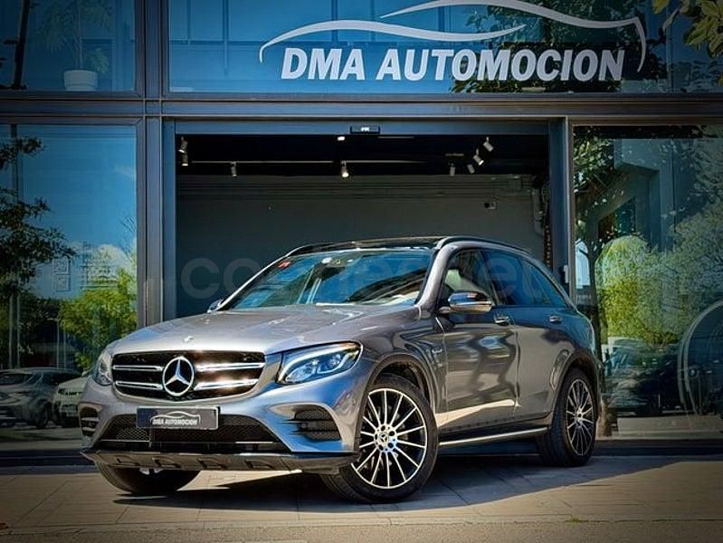 Usado Mercedes GLC250 211 CV (155 kW) 2018 Gris / plata SUV