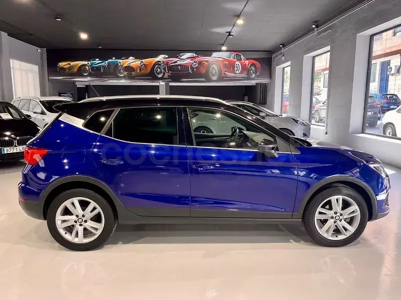 Usado Seat Arona FR 90 CV (66 kW) 2021 Azul SUV