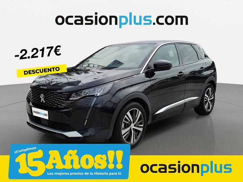 Negro Usado 2023 Peugeot 3008 Allure SUV | 24.390 € - Imagen 1/4