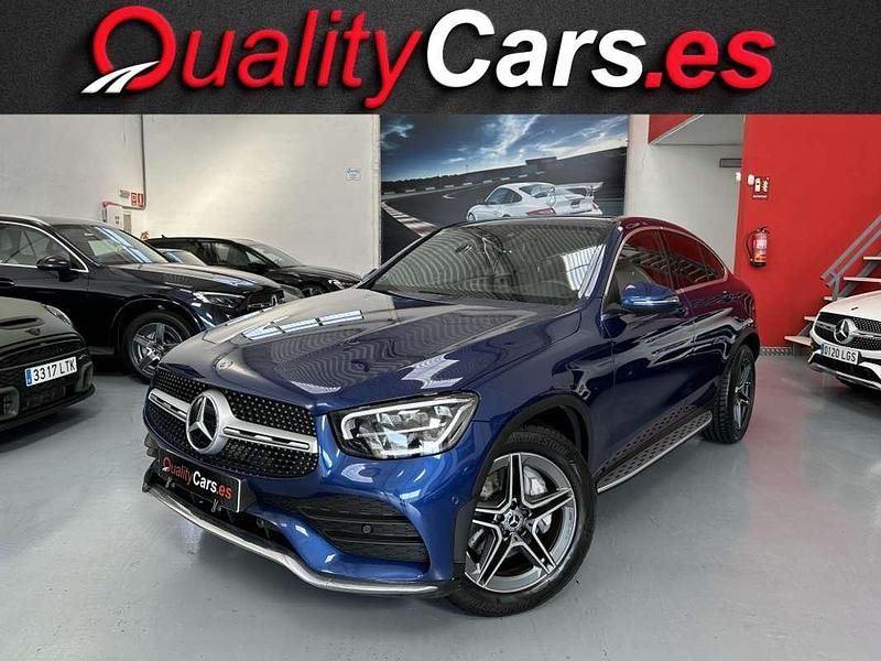 Azul Usado 2020 Mercedes GLC300 Coupe | 47.400 € (Precio justo) - Imagen 1/4