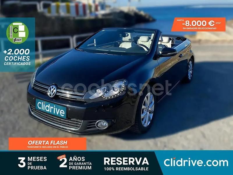 Usado VW Golf 160 CV (117 kW) 2011 Negro Descapotable