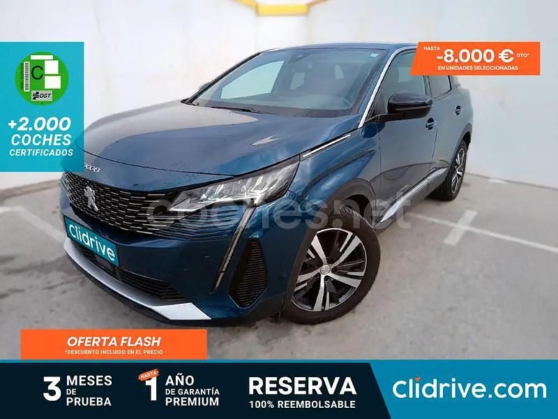 Azul Usado 2023 Peugeot 3008 Allure SUV | 16.990 € (Super precio) - Imagen 1/3