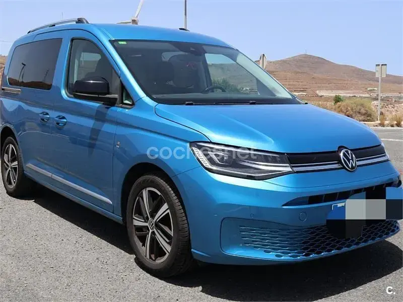 Usado VW Caddy 122 CV (89 kW) 2021 Azul Monovolumen