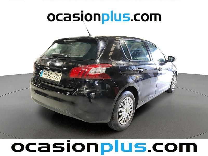 Usado Peugeot 308 Access 100 CV (73 kW) 2016 Negro Utilitario