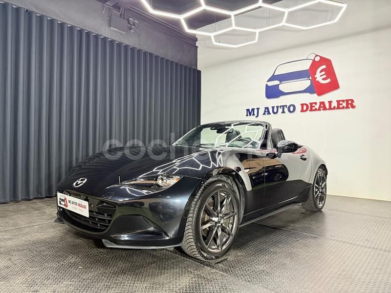 Negro Usado 2016 Mazda MX5 Inclusive Descapotable | 23.890 € (Un poco caro) - Imagen 1/4