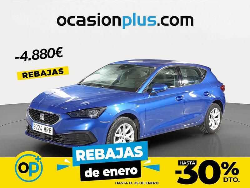 Azul Usado 2024 Seat Leon Style Berlina | 18.350 € (Precio justo) - Imagen 1/4