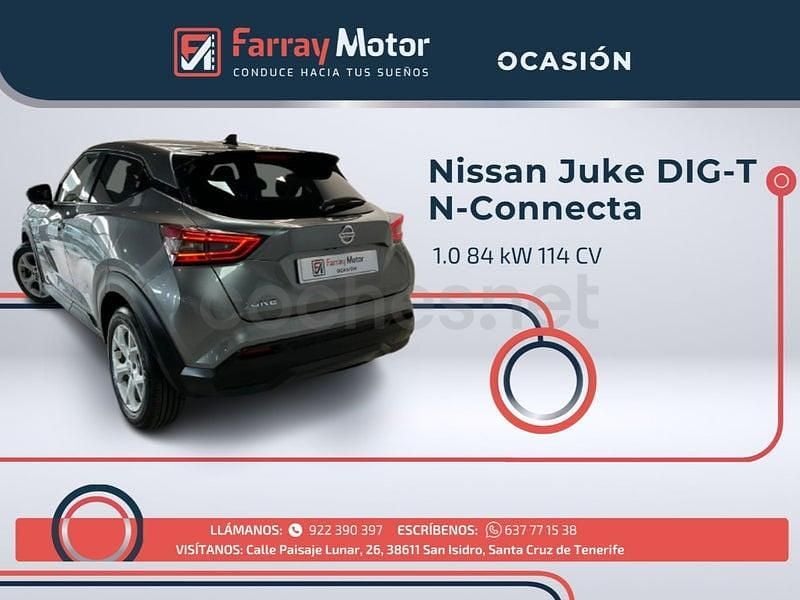 Usado Nissan Juke N-Connecta 114 HP (83 kW) 2021 Cinzento SUV