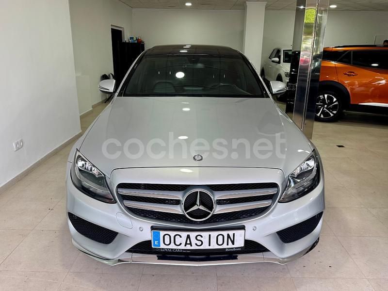 Gris / plata Usado 2015 Mercedes C220 AMG line Berlina | 17.900 € (Precio justo) - Imagen 1/4