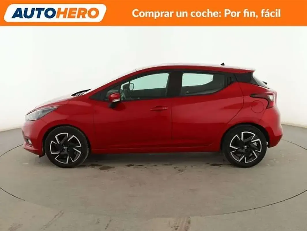 Usado Nissan Micra Tekna 101 CV (74 kW) 2021 Rojo Utilitario