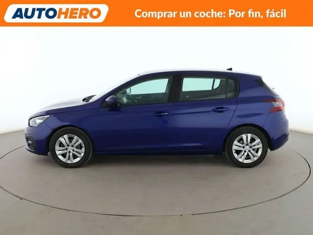 Usado Peugeot 308 Active 110 CV (80 kW) 2017 Azul Utilitario