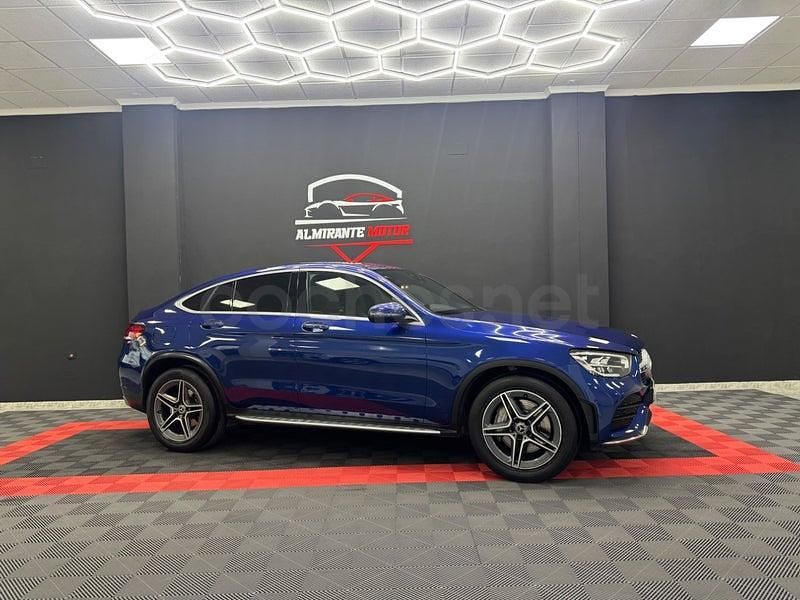 Usado Mercedes GLC220 194 CV (142 kW) 2020 Azul Coupe