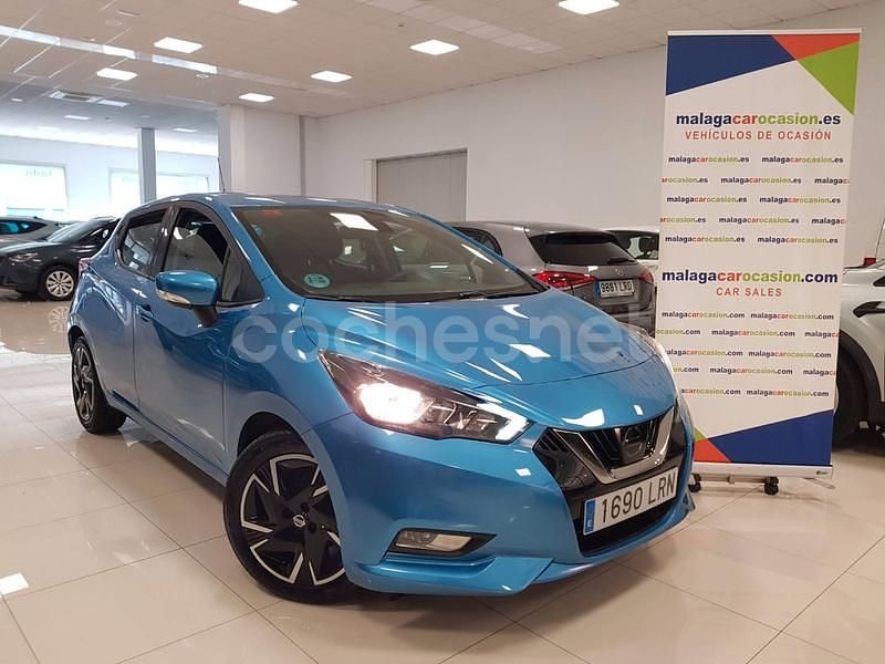 Azul Usado 2021 Nissan Micra Acenta Berlina | 10.790 € (Buen precio) - Imagen 1/4