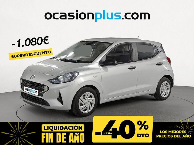 Gris / plata Usado 2022 Hyundai i10 Utilitario | 11.890 € (Caro) - Imagen 1/4